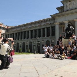 turistas en madrid