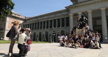 turistas en madrid