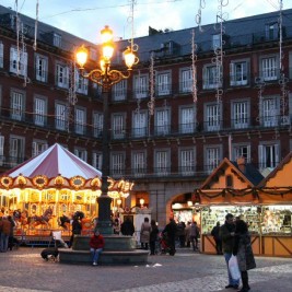 Plaza Mayor de Madrid en Navidad