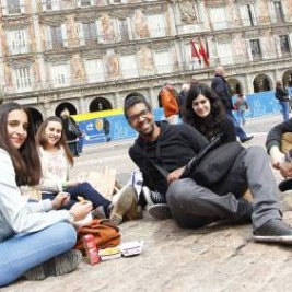 Estudiantes en Madrid
